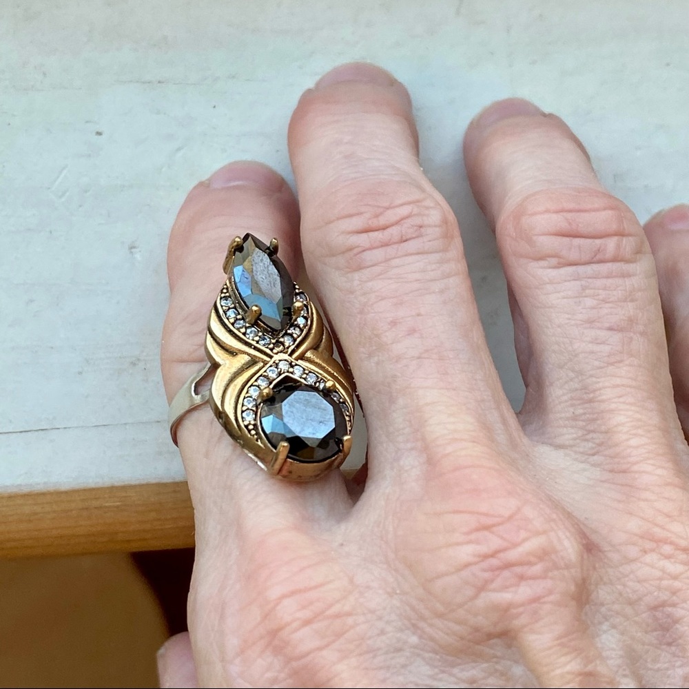 Absolutely gorgeous vintage sterling ring - Picture 3 of 14